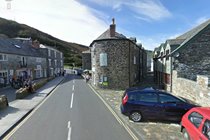 The heart of Boscastle, The Old Oil House on the right